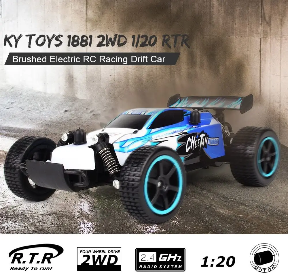 RC Car 2WD 2.4Ghz High Speed Remote Control Car 1:18 2WD Toy Cars Buggy For Children With Two Rechargeable Batteries For Car RC Car 2WD 2.4Ghz High Speed Remote Control Car 1:18 2WD Toy Cars Buggy For Children With Two Rechargeable Batteries For Car