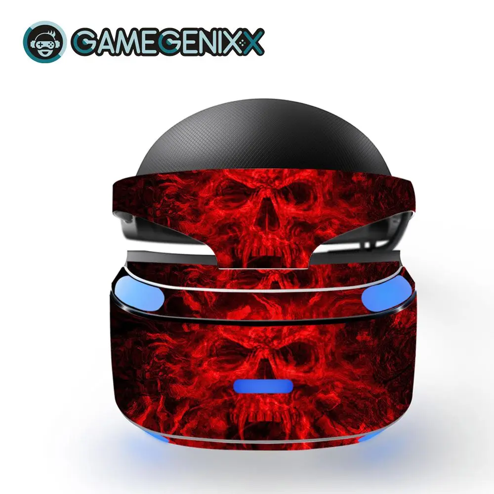 Наклейка для кожи GAMEGENIXX Виниловая наклейка для PS VR защитный чехол для sony Playstation PS VR-красный череп
