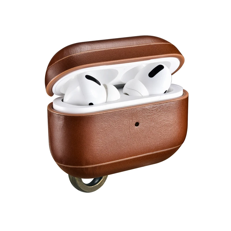 Чехол для наушников для AirPods Pro, чехол из натуральной кожи, беспроводные Bluetooth наушники для Air Pods, защитный чехол для AirPod 3, чехол