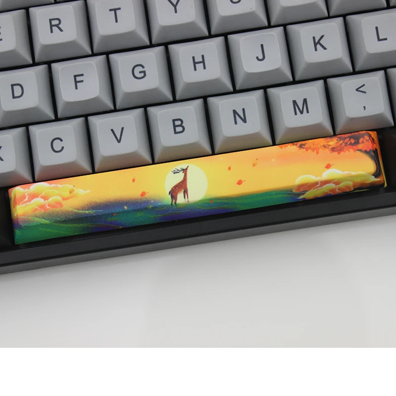 PBT Keycaps Dye Sub Cherry и Oem профиль Spacebar 6.25U для механической клавиатуры 104 87 60 вишневый цвет узор в китайском стиле