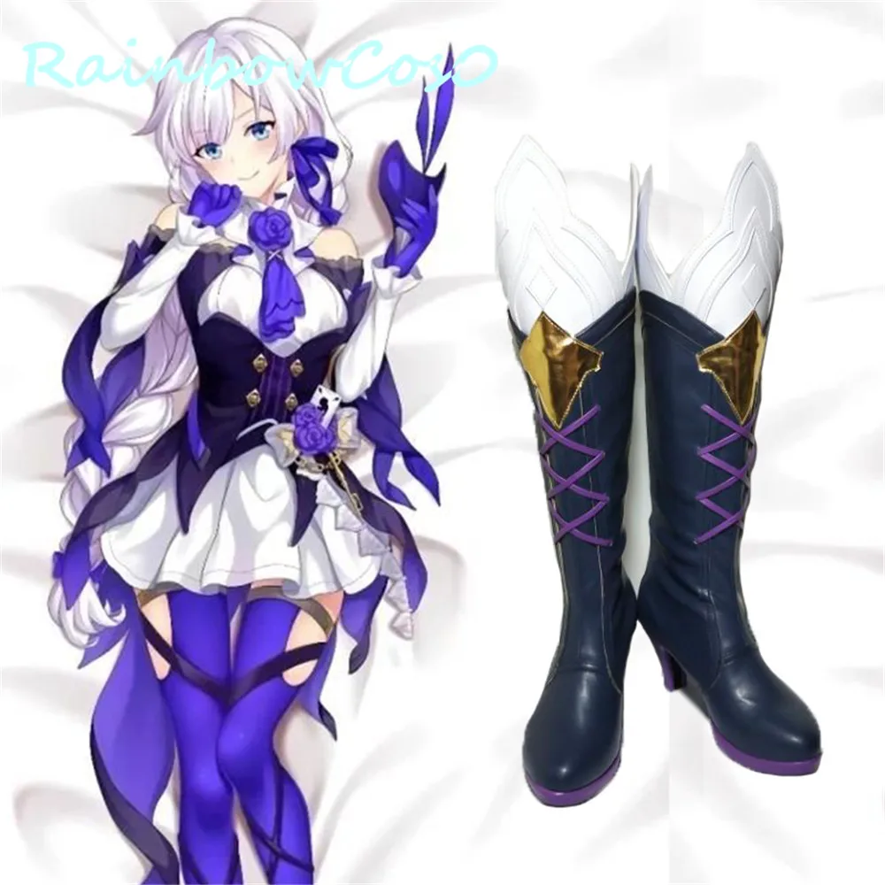 

Honkai Impact 3rd Kallen Kaslana Cosplay Shoes Boots RainbowCos0 Christmas Game Anime Halloween