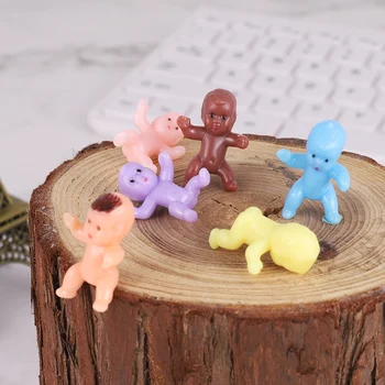 

180 Pieces mini plastic babies 1 inch baby doll for baby shower party favors, party decorations, baby bathing and crafting