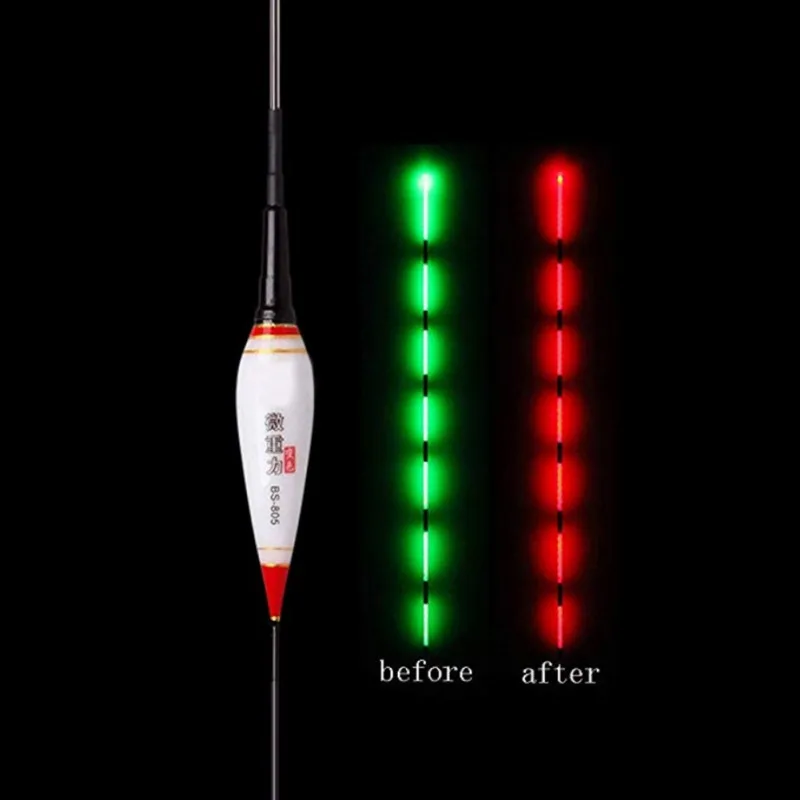 Умный поплавок для рыбалки, датчик гравитации, Электрический светящийся, автоматически меняющийся цвет, напоминающий ночной Световой поплавок, поплавок - Цвет: 1