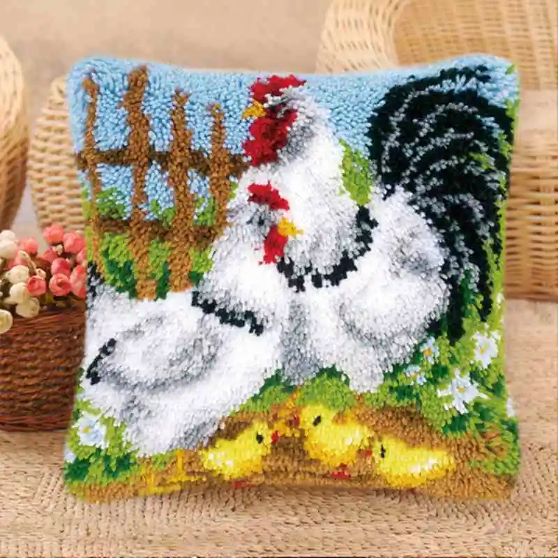Latch Hook Kits Diy Smyrna Knooppakket Do It Yourself Latch Hook Pillows Foamiran For Flowers Embroidery Package Pillow Gift