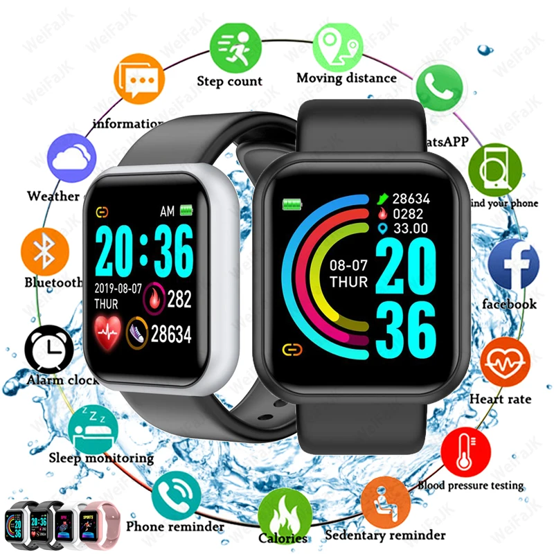 2021 Apple Smartwatch hombres mujeres Bluetooth relojes inteligentes presión arterial Monitor de frecuencia cardíaca para iPhone Android Sports Fitness pulsera