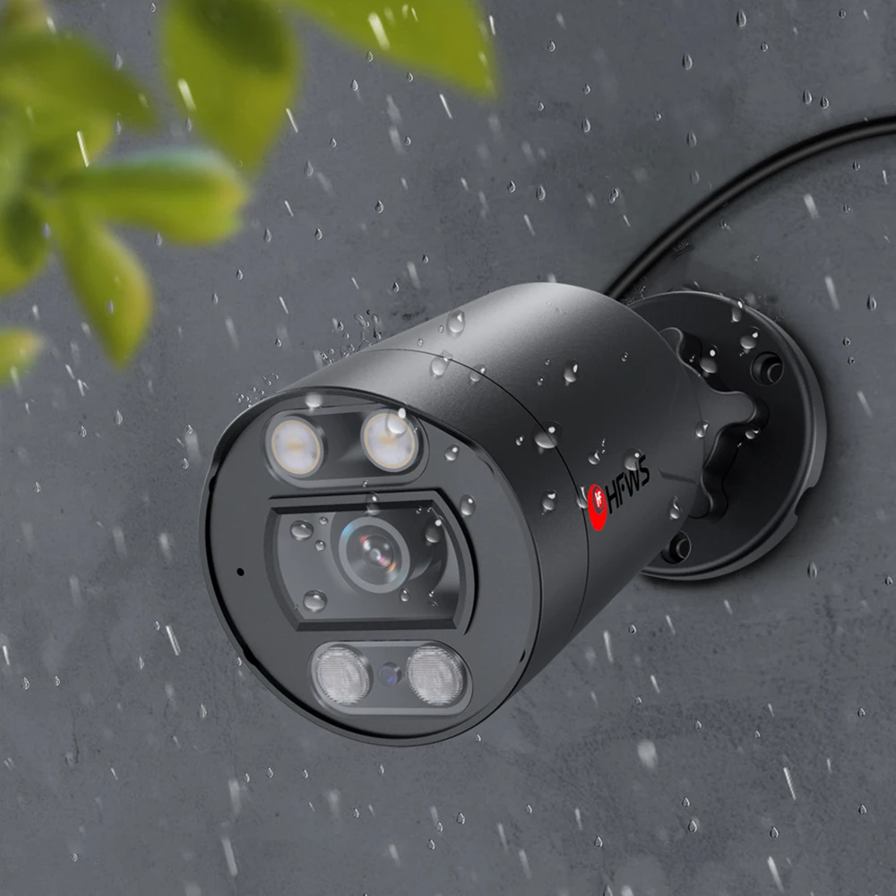 HFWVISION 4K Ip Camera Outdoor 8MP Poe Video Recorder Surveillance Camera Night vision Home Security