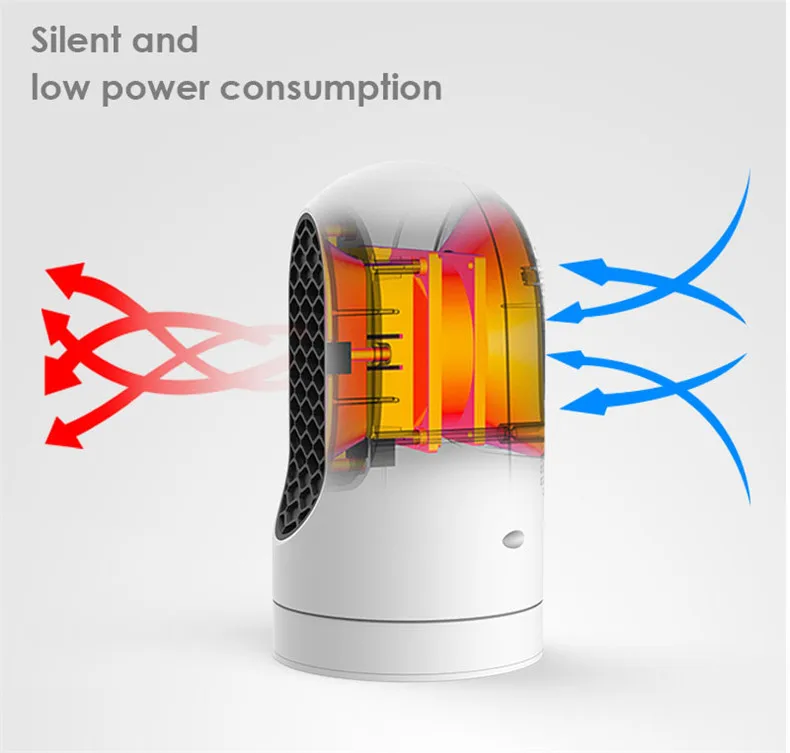 LEARNHAI Рождественский подарок 400 Вт портативный мини домашний обогреватель Электрический вентилятор зимний теплый Настольный кондиционер для дома и офиса