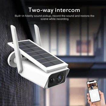

1080P HD Wifi Outdoor Waterproof Solar Energy Low Power IP Camera Wireless Surveillance IR Camera