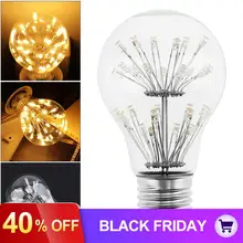 E27 85V-265V Vintage Edison Bulb 30 LED Full Star Lamp 360 Degree Beam Retro Incandescent Light for Christmas Holiday Decoration