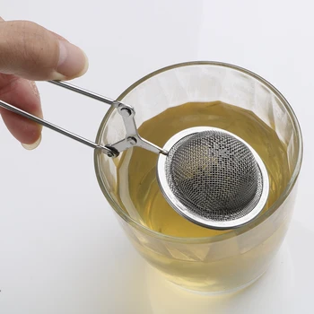 

Sphere Mesh Handle Tea Ball Teapot Tea Strainer Tea Infuser Tea Kettle Coffee Herb Spice Filter Diffuser Stainless Steel