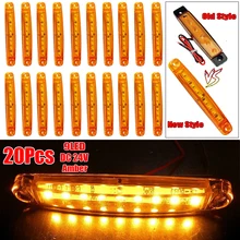 Set Car marker light Truck DC 24V Replacement Accessory Tool Turn signal Amber