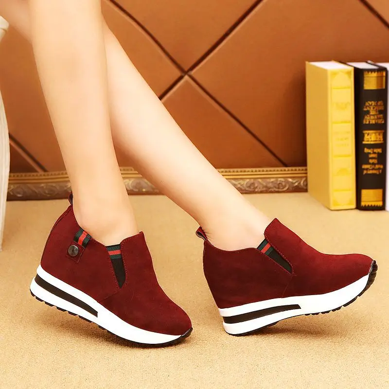 

Hot Selling Casual Shoes Thick Bottomed Extra High WOMEN'S Pumps Platform New Products Low-cut Shoes
