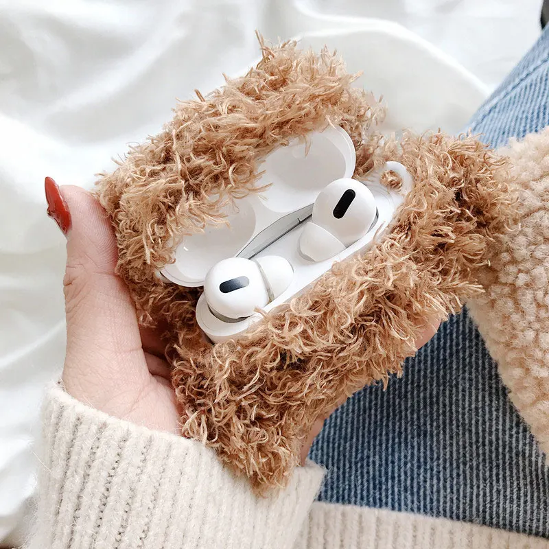 Чехол для наушников Apple Air Pods с мультяшной собакой защитный чехол AirPod симпатичный