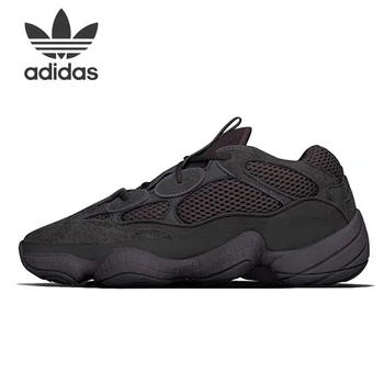 

Adidas Yeezys 500 Utility Black Men Running Shoes Unisex Sports Shoe Boost Woman Breathable Mesh Leather Men Sneakers