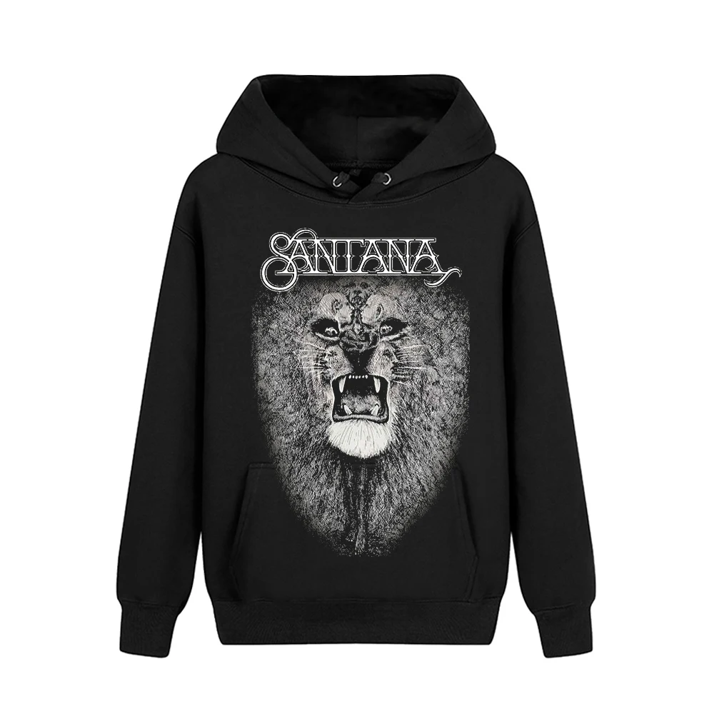 4 дизайна, толстовка для латиноамериканских музыки, Santana pollover, рок-группа, красивые мягкие теплые толстовки, Панк sudadera, флисовая верхняя одежда, Лев рокер - Цвет: 4