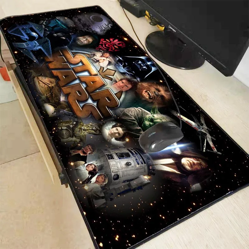 

MRGBEST Extra Large Mouse Pad Star Wars Computer Gaming pad Anti-slip Natural Rubber with Locking Edge Gamer Big Mat