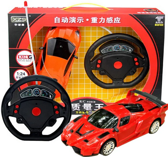 Игрушки Xuezhishan Электрический детский игрушечный автомобиль камень с рулевым колесом пульт дистанционного управления модель автомобиля спортивный автомобиль 3