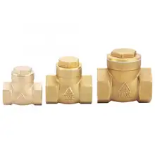 Золотой Латунный один способ FemaleThread обратный клапан, латунный обратный клапан, латунный обратный клапан