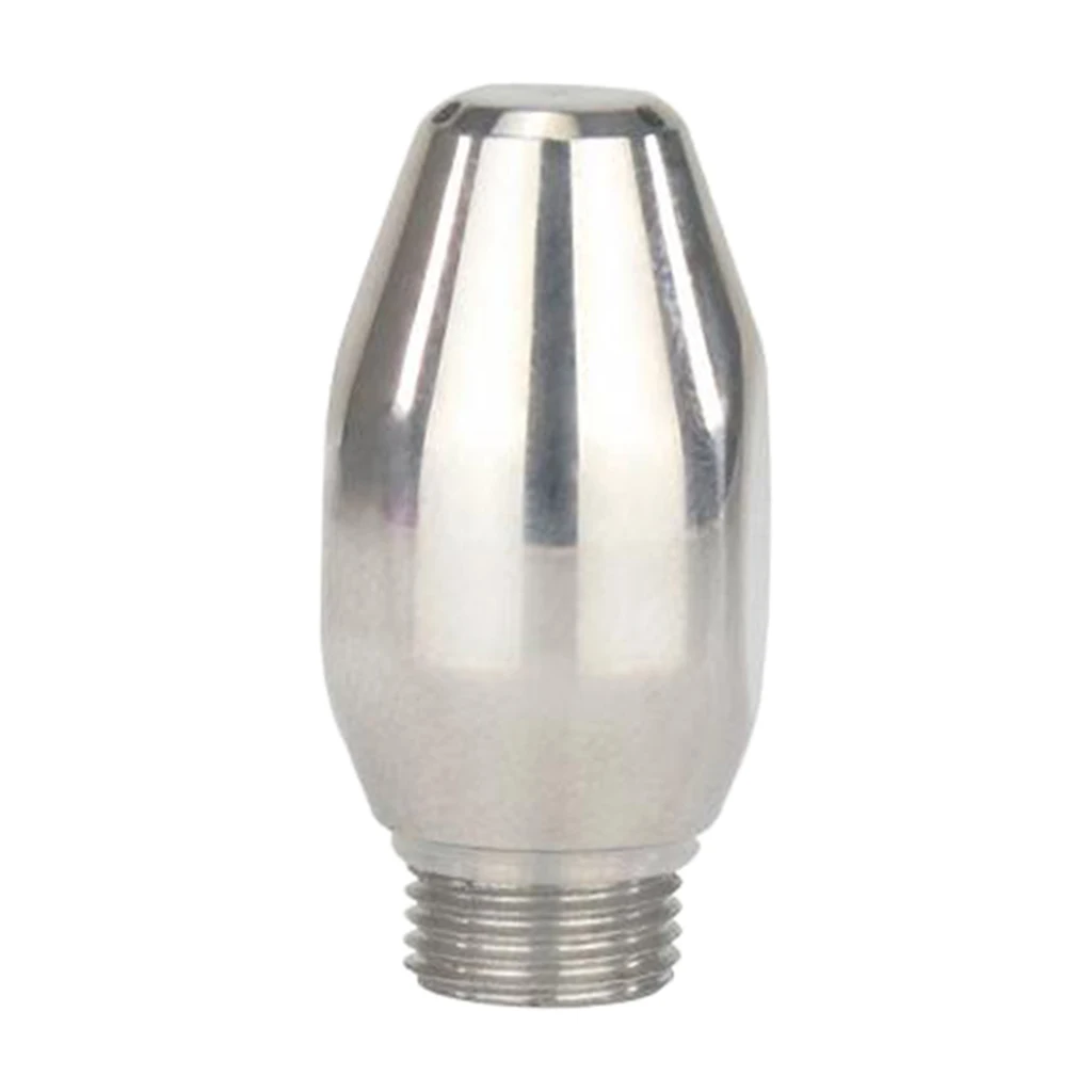 Stainless Steel Coffee Maker Machine Steam Nozzle Forth Tip Milk Foam Spout Chrome 8.2-8.5mm Thread Universal Replacement