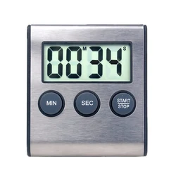 Chronomètre de cuisine multifonctionnel avec écran numérique LCD, minuterie de compte à rebours, alarme de cuisson, rappel, horloge magnétique, nouveauté 2020 