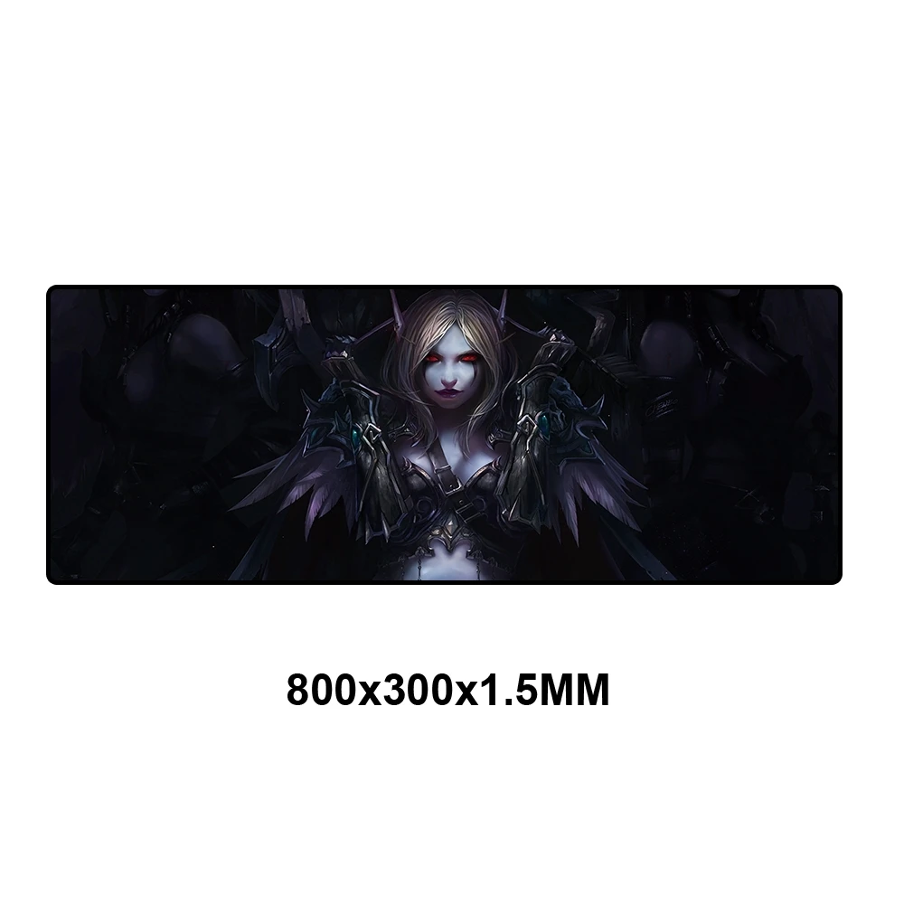 900x400 мм XXL большой Sylvanas коврик для мыши игровой коврик для мыши WOW Gamer резиновые компьютерные коврики для игровой клавиатуры ПК СТОЛ большой коврик для мыши - Цвет: MSSJ-RW001-80x30