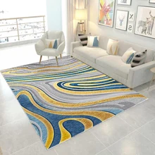 Американский светильник класса люкс абстрактный ковер гостиная чайный коврик для стола скандинавский диван спальня полный кровать-кровать ковер ход искусства