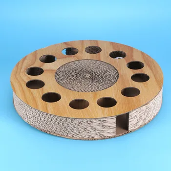 

1pc Corrugated Paper Board Eco-friendly Creative Multi-functional Practical Corrugated Paper for Pet