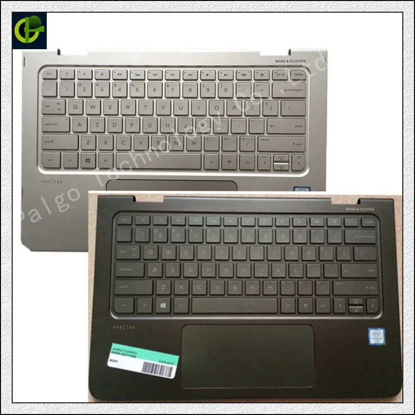 

English Backlit keyboard with palmrest cover for HP Spectre X360 13t-y 13-Y 13-Y073NR TOUCHPAD US