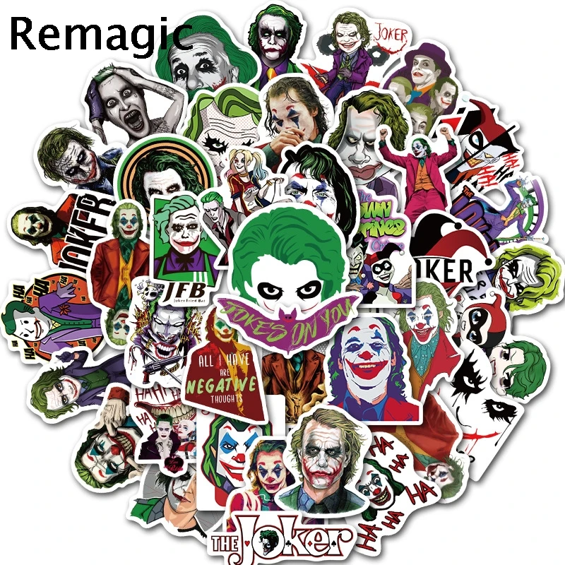 50 шт. отряд самоубийц Джокер фильм ужас сделай сам наклейки упаковка аниме Винтаж