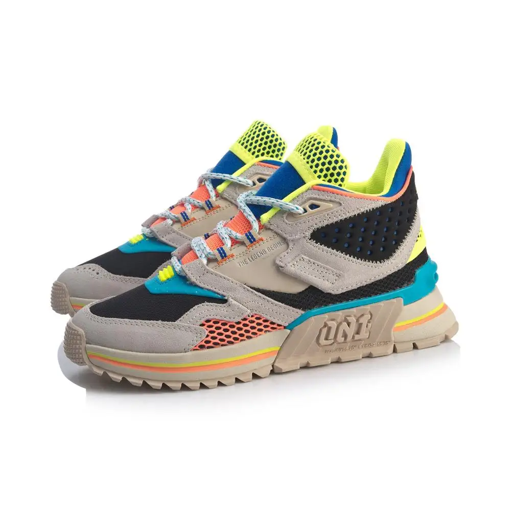 Li-Ning/Женская обувь; 001 T1000; зимняя обувь для образа жизни; Стильная Спортивная обувь с подкладкой в стиле ретро; кроссовки с динамичным корпусом; AGLP094 SOND19