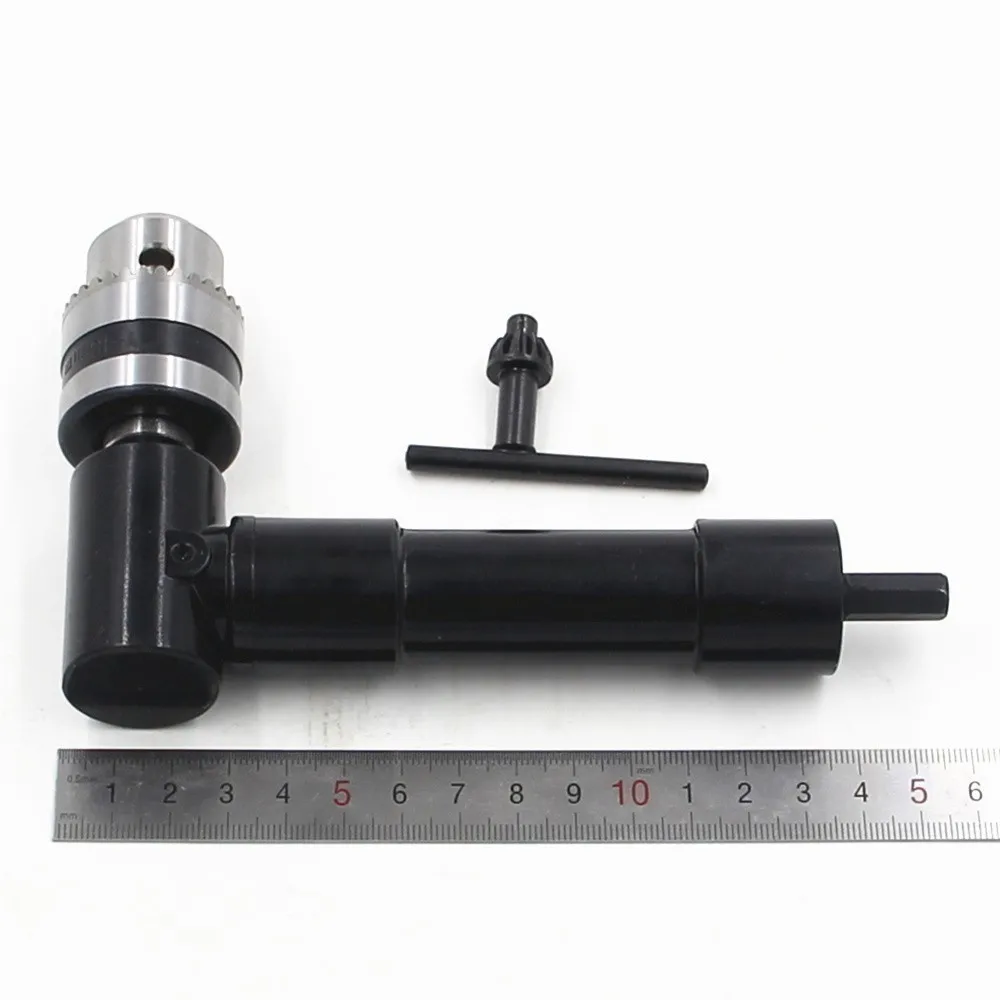 LAMEZIA 90 Degree 8mm Adjustable Hex Angle Driver Screwdriver Extension Socket Adapter Drill Chuck Power Tools Accessories