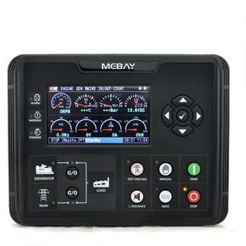 

DC70D DC72D DC72DR Generator Set Controller for Diesel Gasoline Gas Genset Parameters Monitoring With 4.3" LCD Screen Display