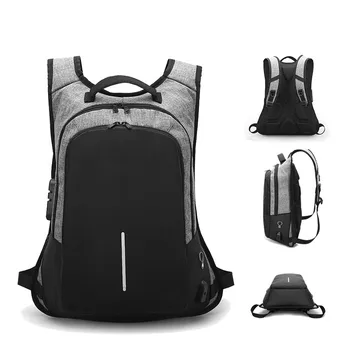 

New Laptop Backpack 15.6inch Waterproof School Bags Anti Theft Bagpack USB Charge Bookbags Travel Shoulder Bag For Men Women
