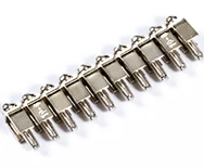 10PCS UK-16N Universal DIN Rail Mounted Terminal Blocks Screw Type Connector Electrical Crimp Terminator UK16N