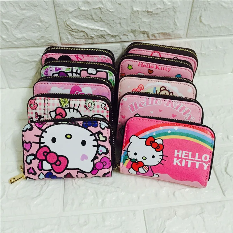 Кошелек HELLO KITTY Женский модный студенческий бумажник с персонажами мультфильмов
