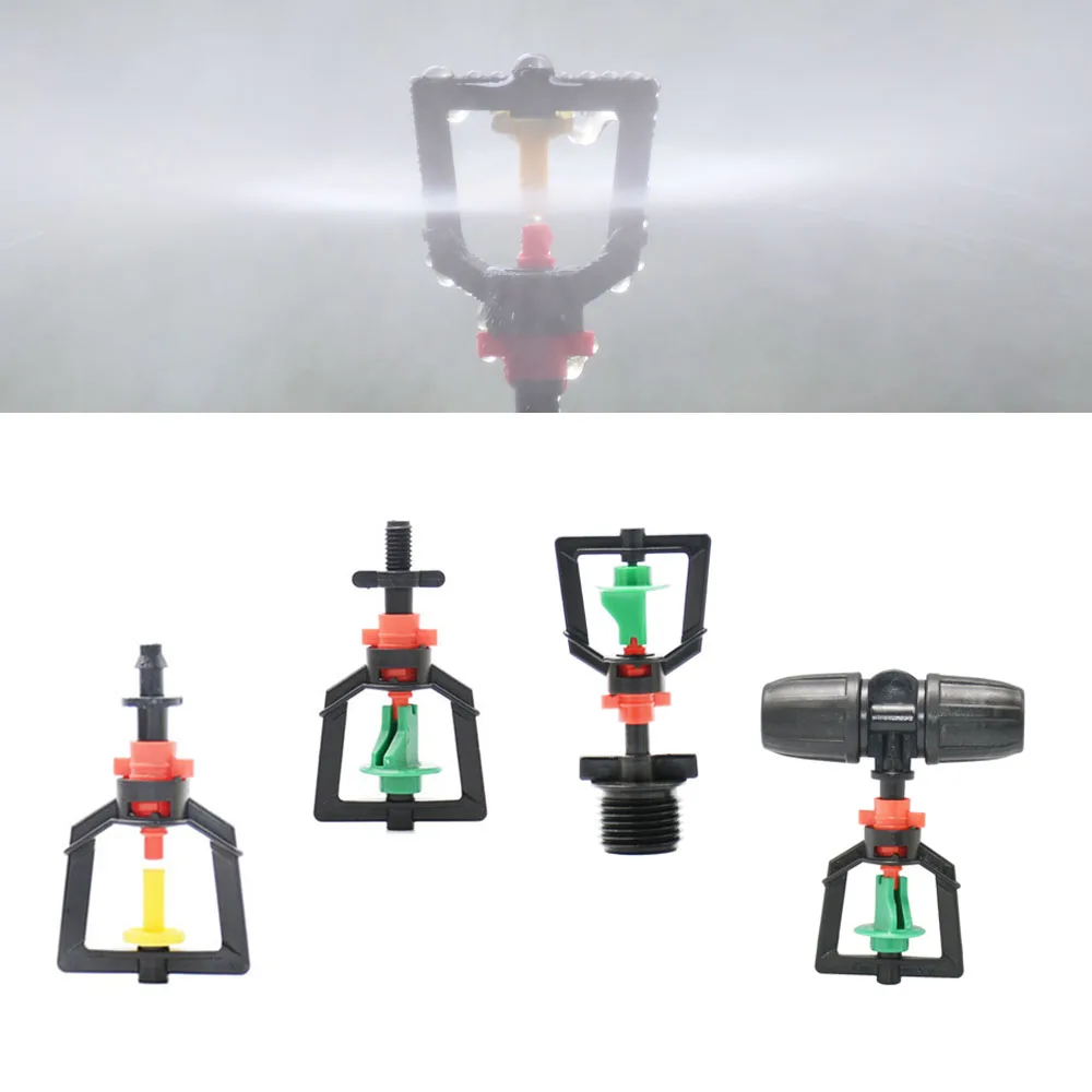 Irrigation Sprinkler 360 Misting Nozzle 360 Humidifier Sprayer Micro Drip 360 5pcs