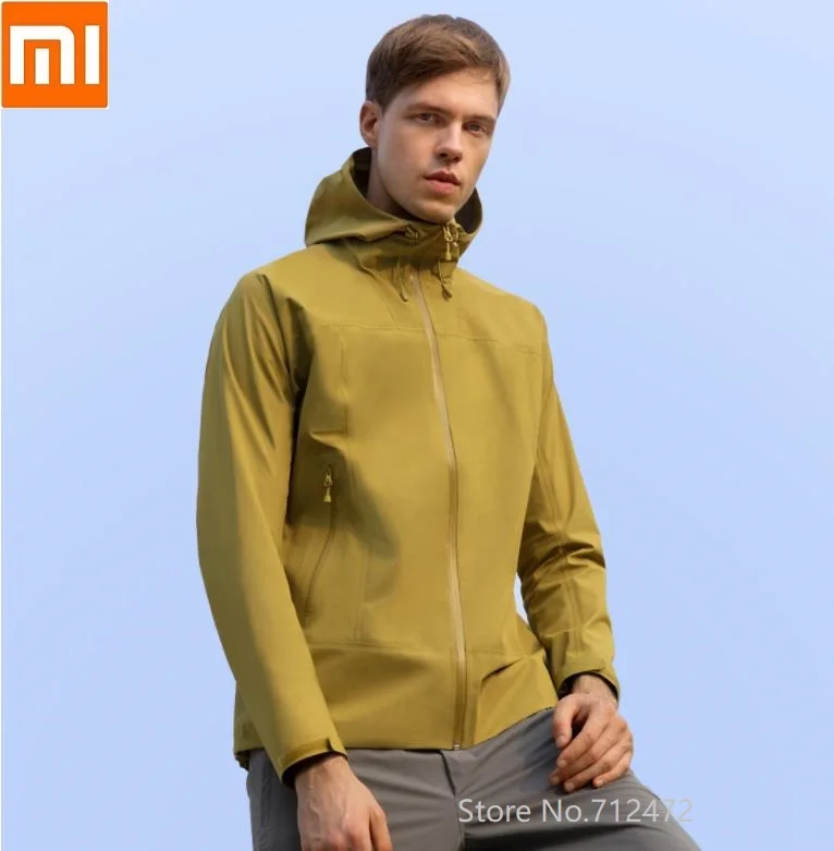 Мужская водонепроницаемая ветрозащитная куртка Xiaomi легкая спортивная на молнии