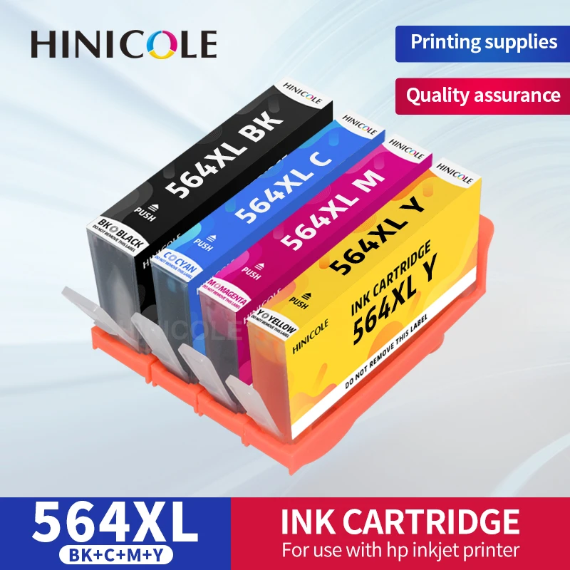 HINICOLE 564XL Ink Cartridge for hp 564xl 564 Compatible for HP Photosmart  B8550 C6324 C310a C410 6510 D5460 7510 B209a 4610