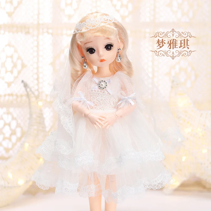BJD 1/6 Doll Set 28cm Heigh Dress Up Girl Toy Doll Clothes Set Doll Casual Set Diy Toys for Children 15