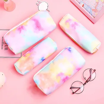 

Pencil Case Girl Heart Dream Colorful Series Stationery Bag Kawaii Colorful Pencil Case School Supplies Stationery Make Up Gifts