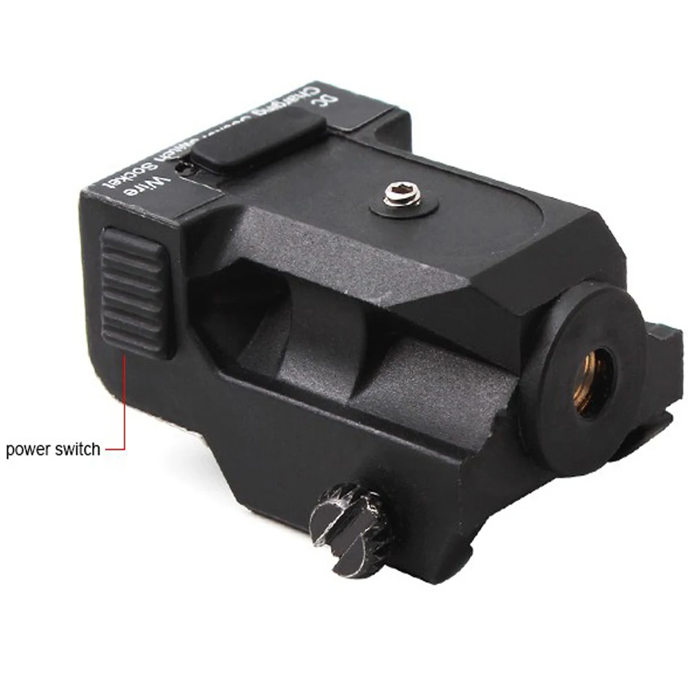 Mini Green Laser Sight Scope Tactical Sight Subcompact Rechargeable for Glock 20mm Rail Mounts