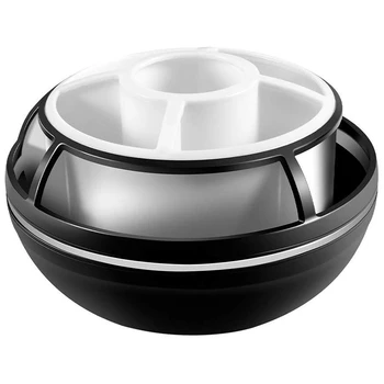 

Rotating Pen Holder Spinning Desktop Organizer with Interlayer and Rotating Design for Office Stationery Finishing