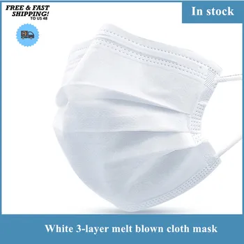 

Disposable Face Mouth Mask 3 layers of Melt Blown Filter Anti-Dust Mouth Mask Facial Protective Cover Mask