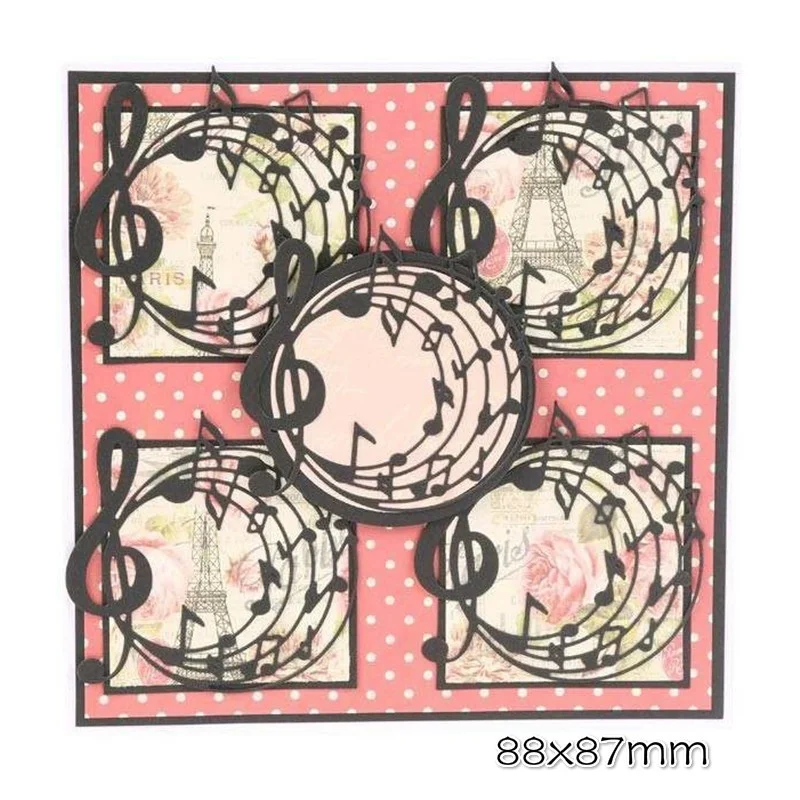 

Craz DIY Musical Flourish Metal Cutting Dies Scrapbooking Card Making Album Photo Craft