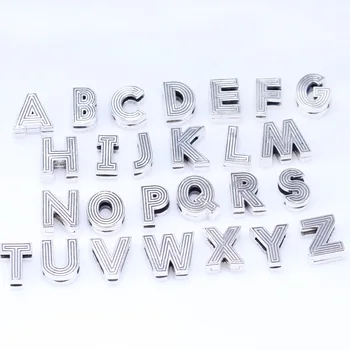 

Authentic 925 Sterling Silver Beads Creative Twenty-six Letter Fashion Clip Fit Original Pandora Bracelet For Women Diy Jewelry