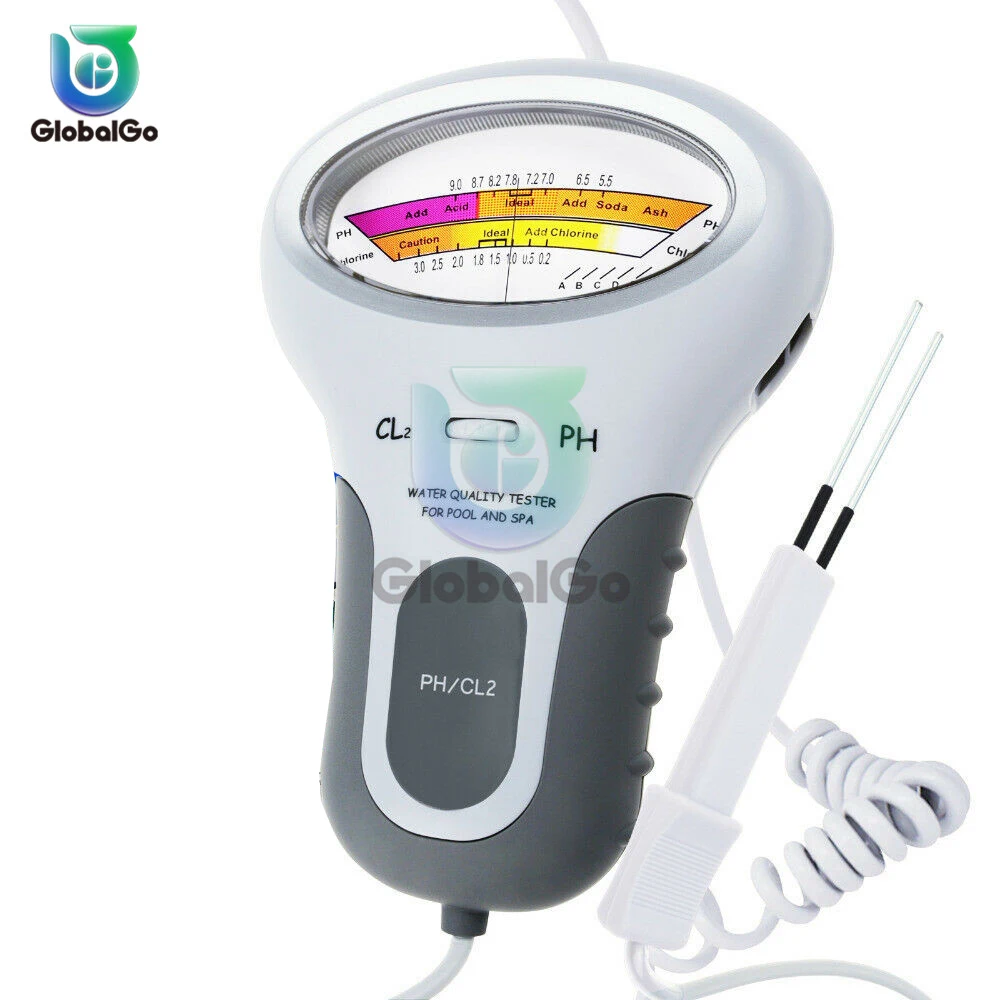 

Digital PH Meter CL2 Chlorine Water Quality Tester Analyzer Home Swimming Pool Spa Aquarium PH Test Sensor Monitor Detector