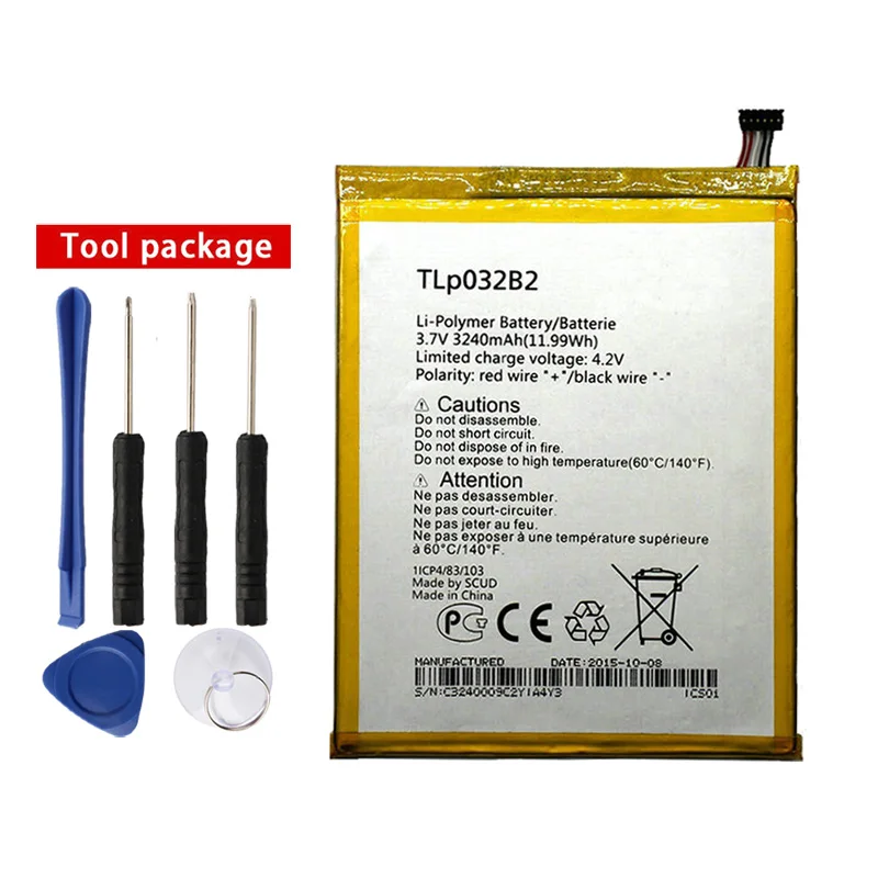 Original High Quality TLp032B2 phone Battery For Alcatel One Touch Pixi ...