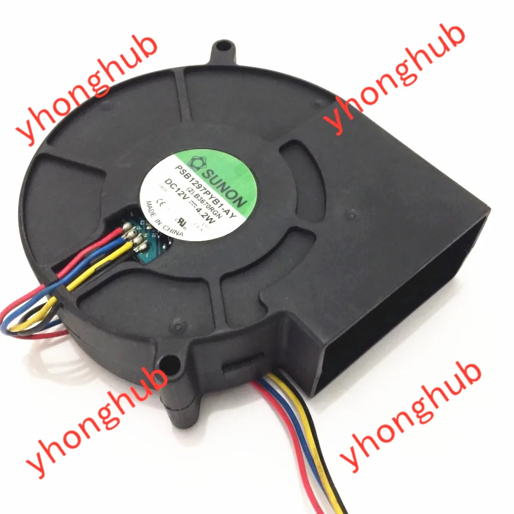 SUNON PSB1297PYB1 AY (2)B3670RGN DC 12V 4 2 W вентилятор охлаждения сервера|blower fan|12v dc blower fanserver fan |