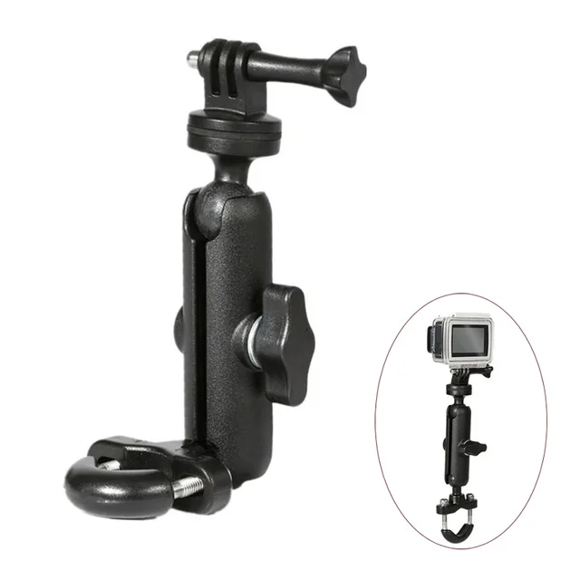 Universal Motorcycle Bike Camera Holder Dirtbike Handlebar Mirror Mount Bracket For KTM Duke 390 2018 1290 Super Adventure Handlebar