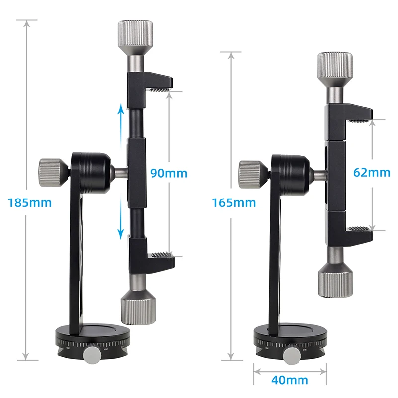 Cimapro Cp5 Todos os Adaptadores de Montagem de Tripé de Metal Suporte de Clipper de Telefone Celular Tripé de Rotação de 360 Vertical para Tripé de Telefones Inteligentes - Image 3